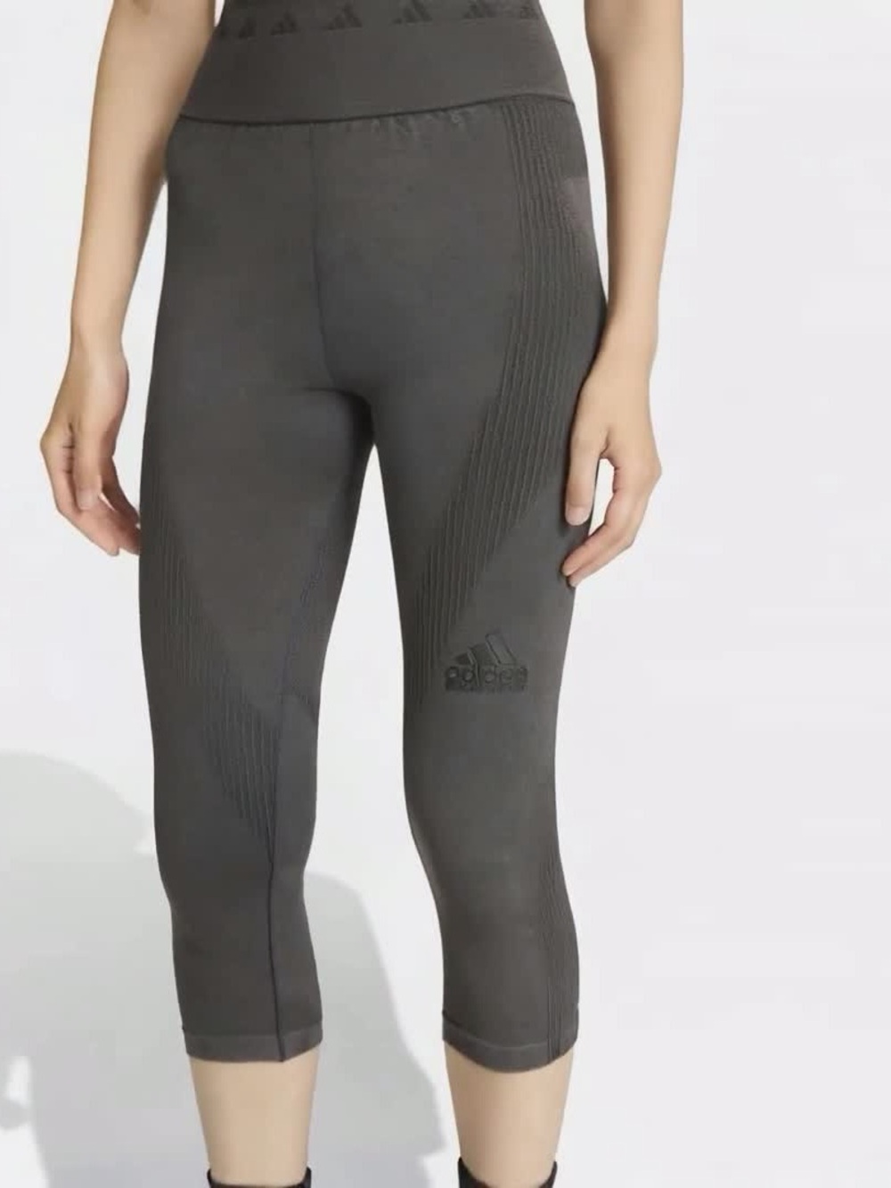 adidas Equipment Women’s Utility Black Gray 3/4 Leggings
